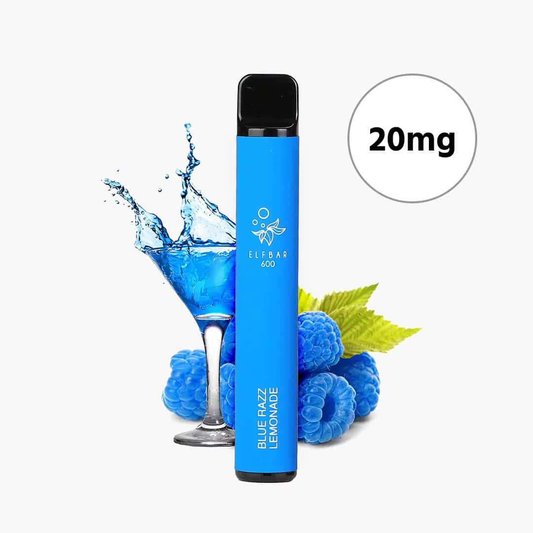 elf bar 600 limonata blu razz limonata al lampone 20mg