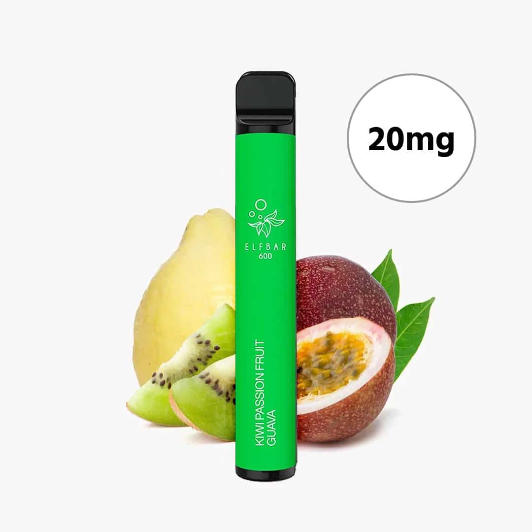 elf bar 600 kiwi passionfruit guava kiwi passionfrucht guave 20mg