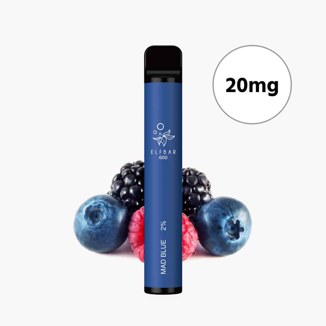 elf bar 600 mad blue heidelbeeren brombeeren himbeeren 20mg