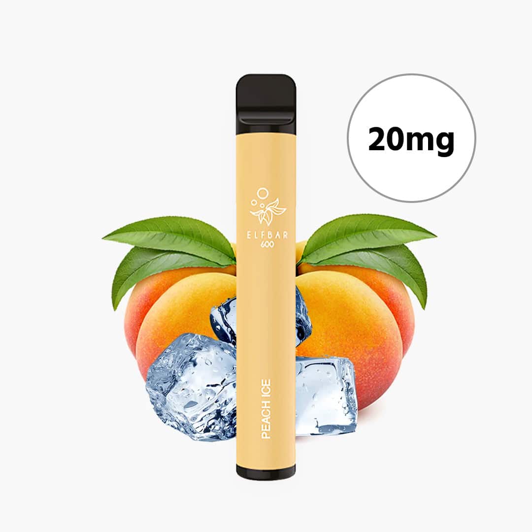 eleven bar 600 peach ice peach ice 20mg