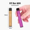 elf bar 600 tobacco tabak 20mg groesse