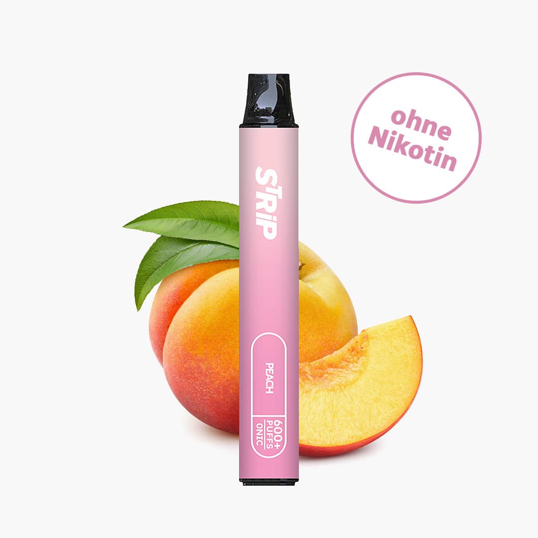 strip zero peach nicotine free