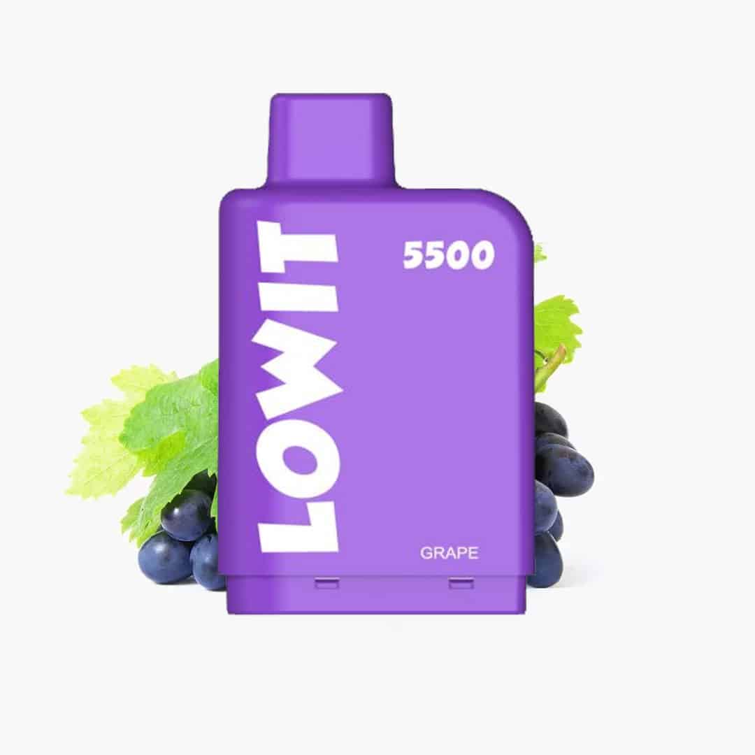 elf bar lowit 5500 pods grape 1 kartusche
