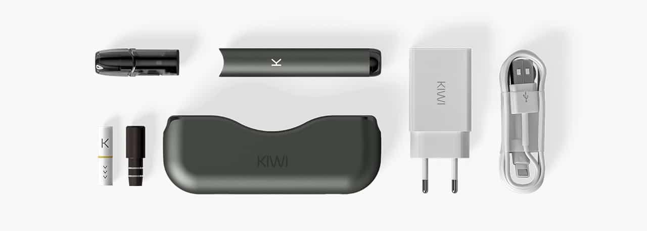 KIWI Starter Kit con Sigaretta Pod Mod e Power Bank