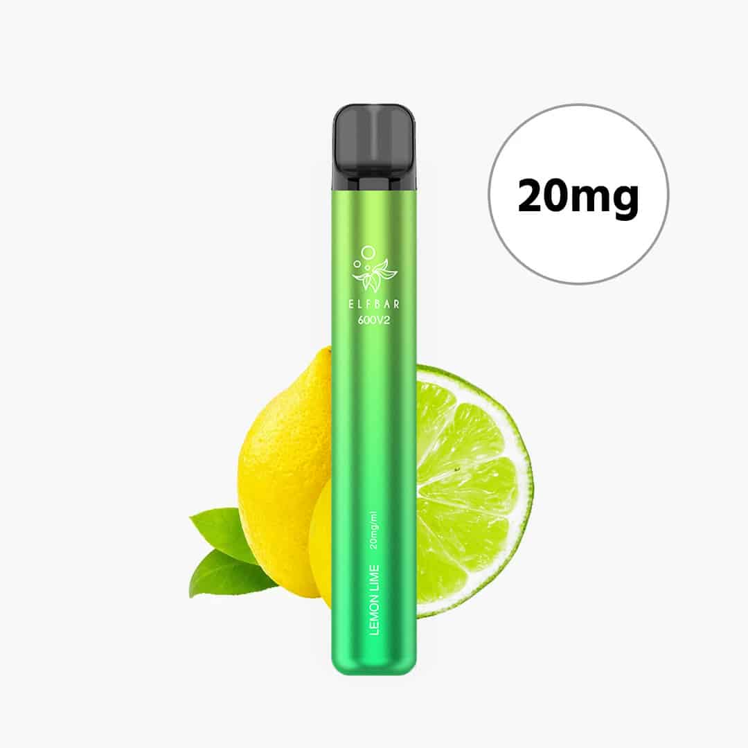 elfbar 600 v2 lemon lime citron vert