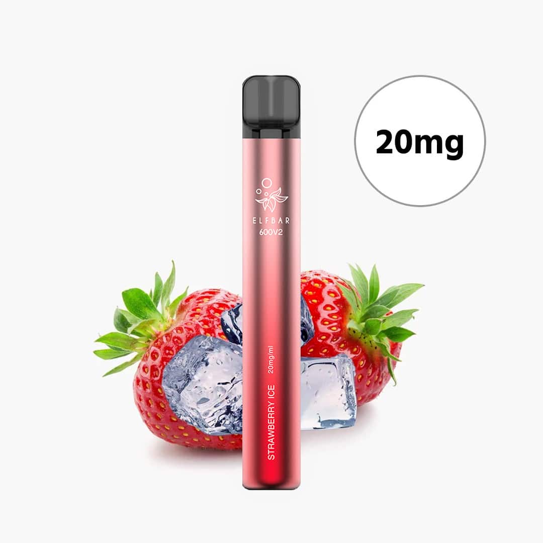 elfbar 600 v2 strawberry ice fraise ice