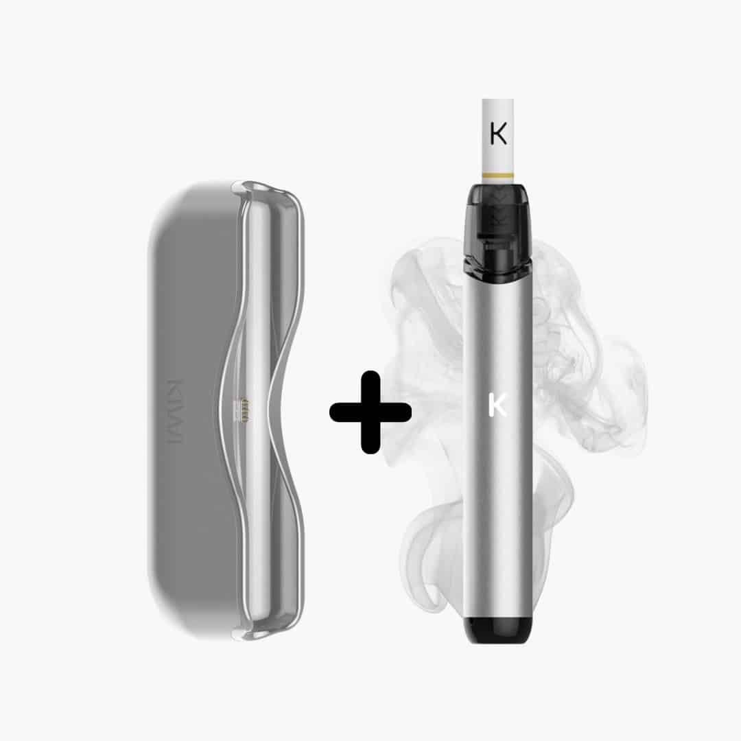 kiwi starter kit nimbus cloud silber e zigarette powerbank