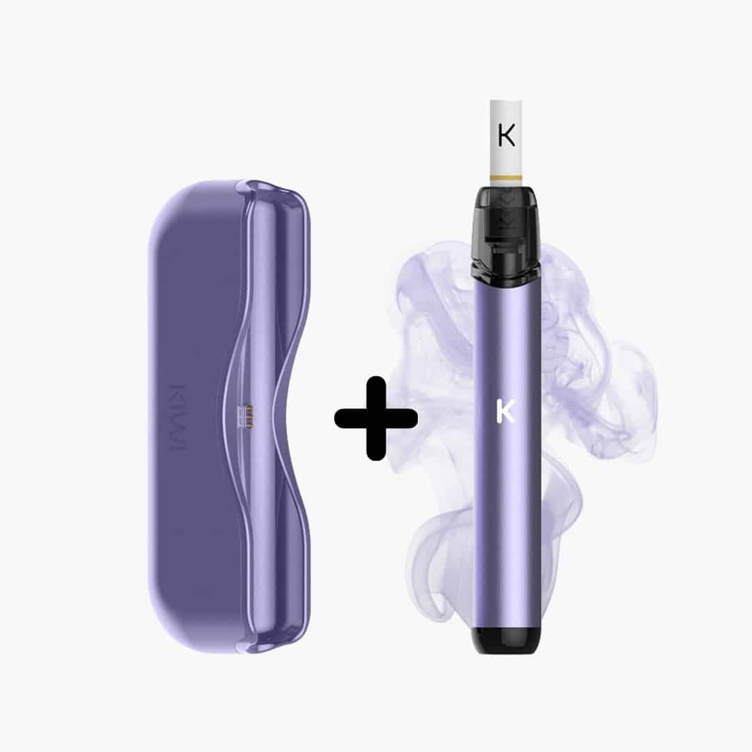 kiwi starter kit space violet violet e-cigarette powerbank