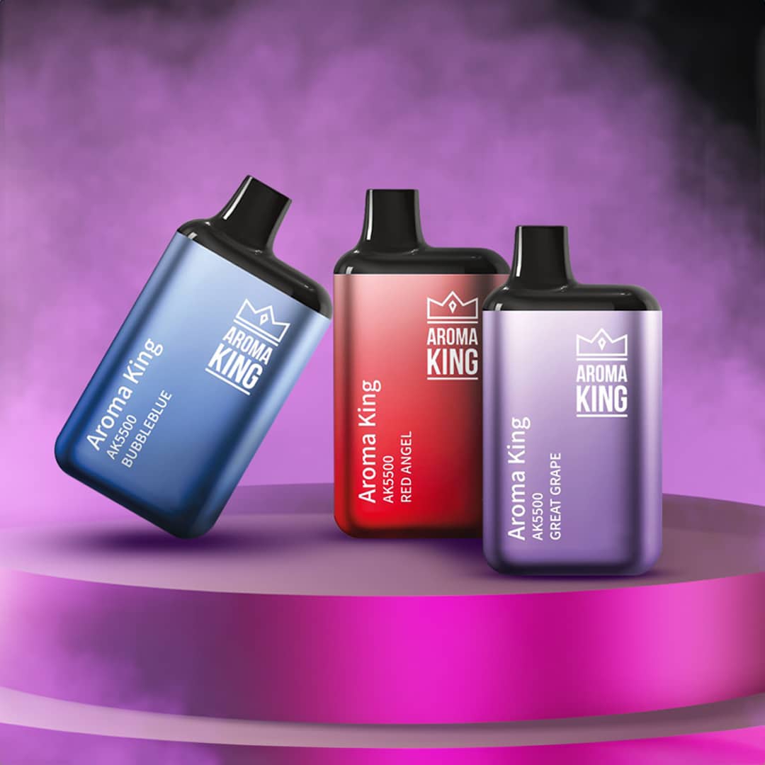 Aroma King 5500 Strawberry Bubbleblue | 5500 Züge