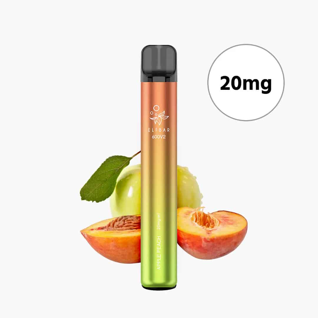 elfbar 600 v2 apple peach pomme pêche