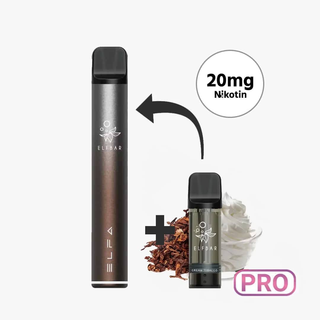 elfbar elfa pro starter kit twilight brown inkl 1 pod cola 1
