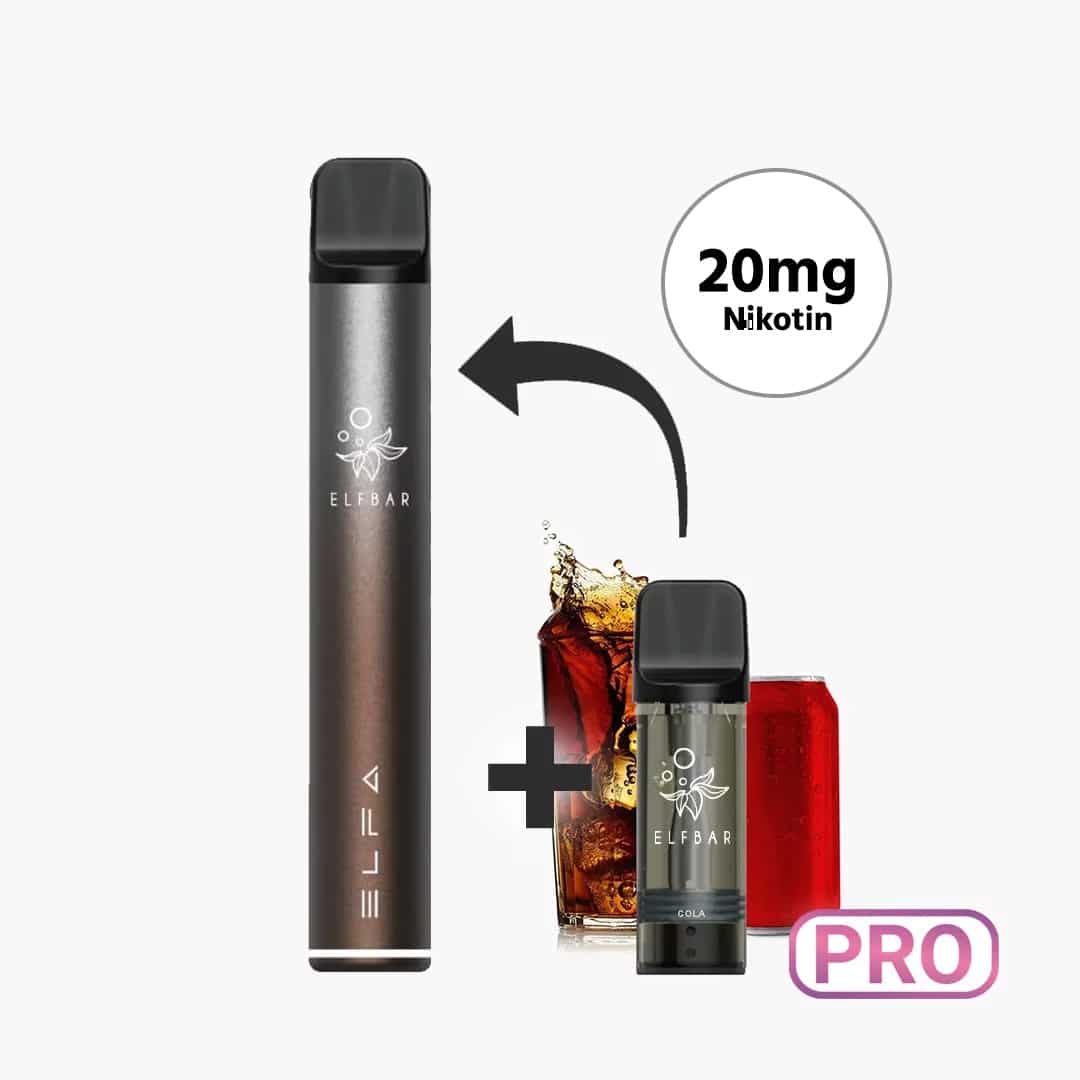 elfbar elfa pro starter kit twilight brown incl. 1 pod cola