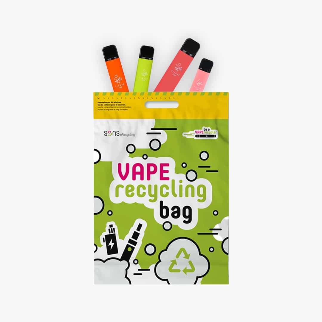 vape recycling bag vorfrankiert fuer grossmengen bis 5kg