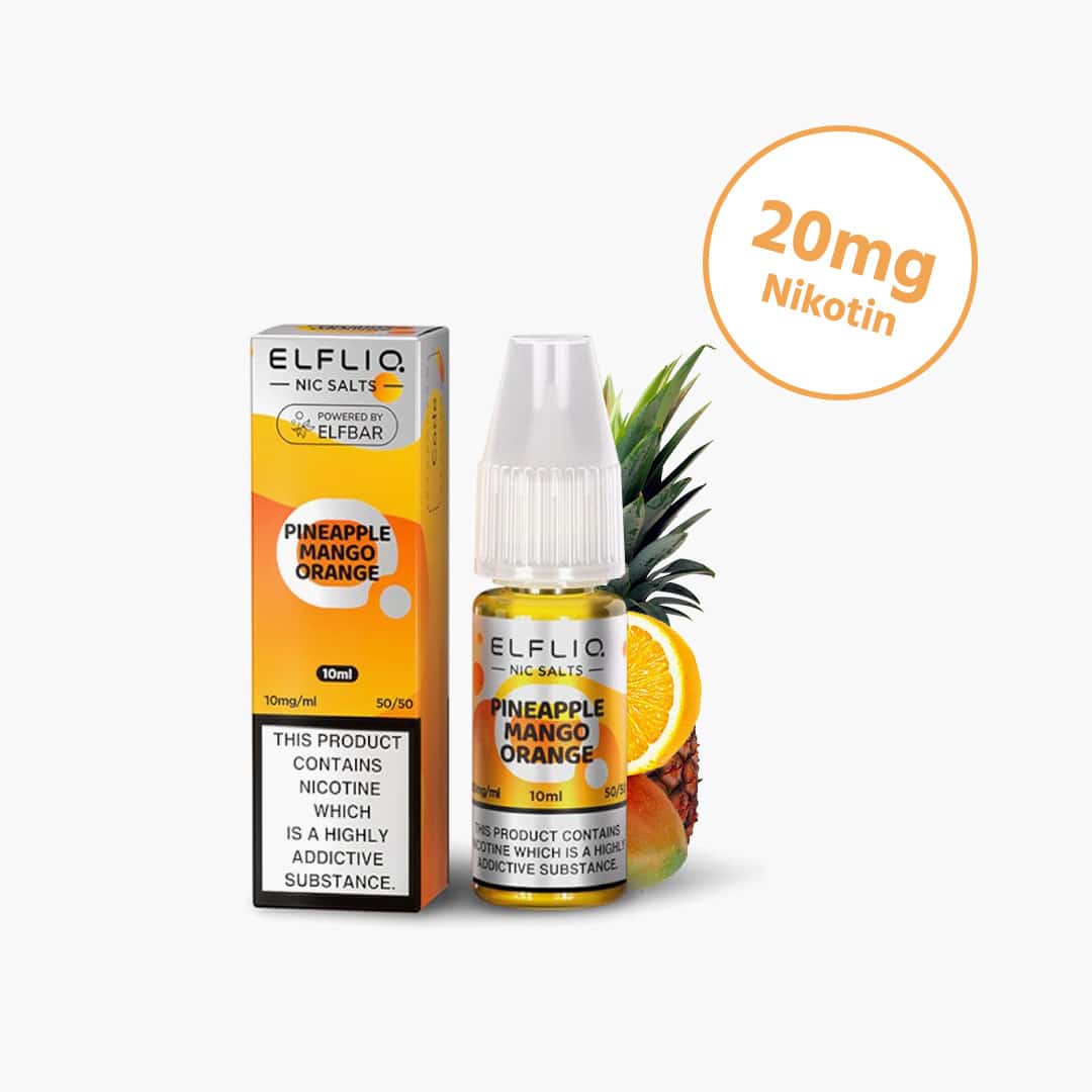 elf bar elfliq pineapple mango orange nikotinsalz liquid 20mg