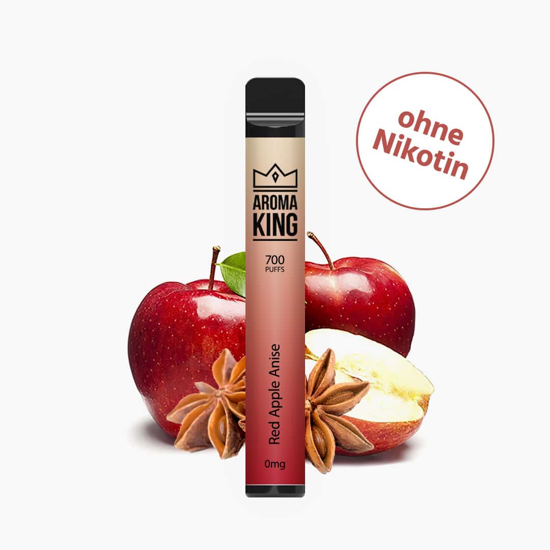 aroma king 600 red apple anise nicotine free 0mg