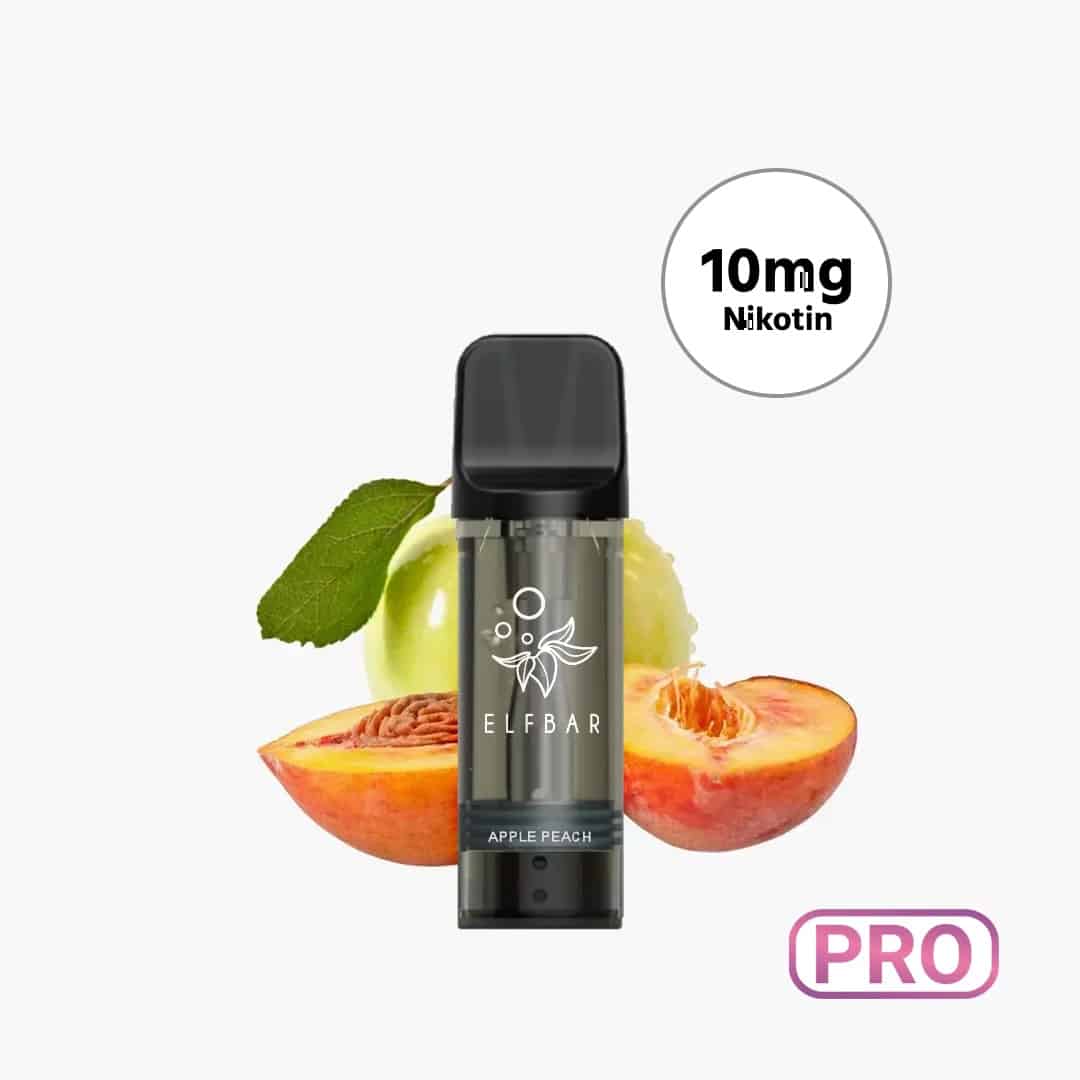 elfbar elfa pro pods 10mg pomme-pêche 2 ex