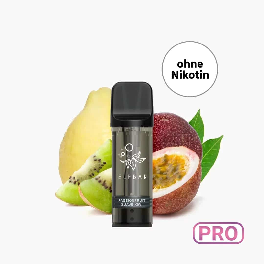 elfbar elfa pro pods kiwi passionfruit guava without nicotine 2 ex