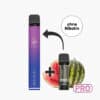 elfbar elfa pro starter kit nikotinfrei aurora purple inkl 1 pod watermelon