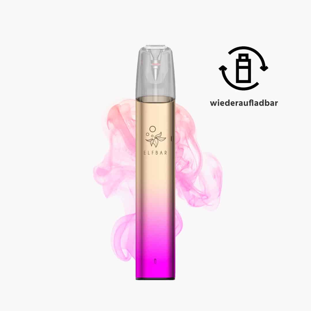 elfbar mate 500 aurora pink akku ohne liquid pod