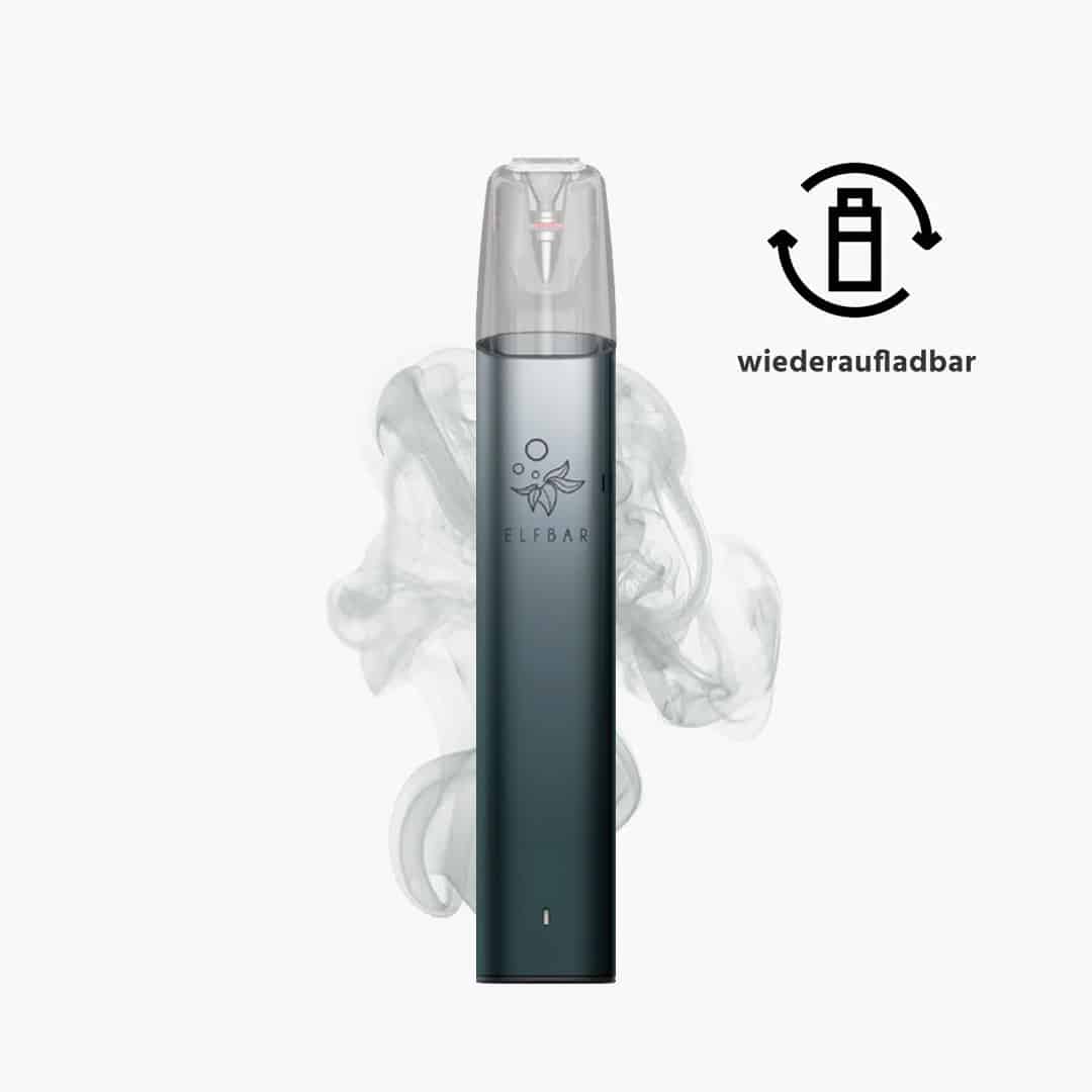 elfbar mate 500 black gray battery without liquid pod