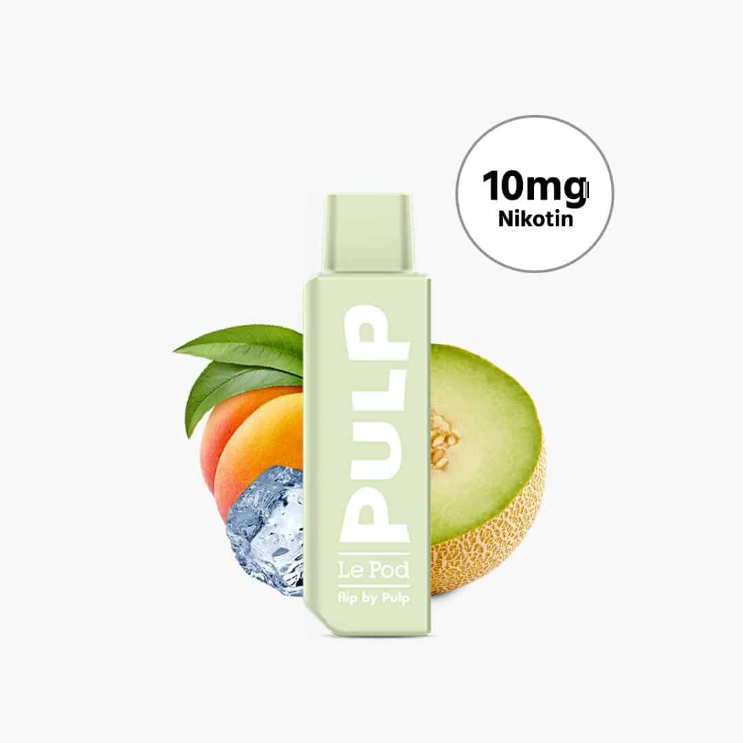 le pod flip by pulp frozen peach melon liquid pod 10mg