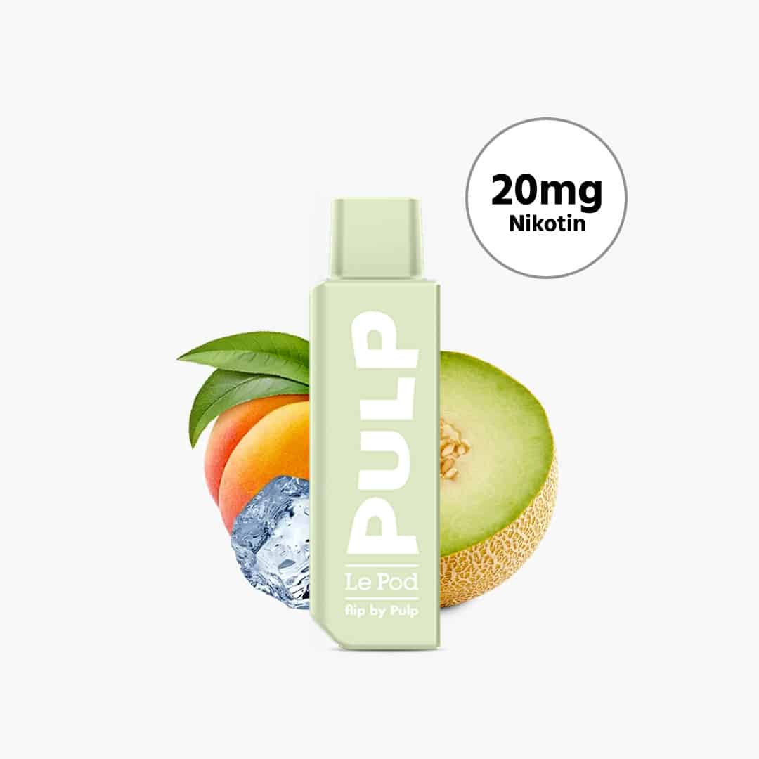 le pod flip by pulp frozen peach melon liquid pod 20mg