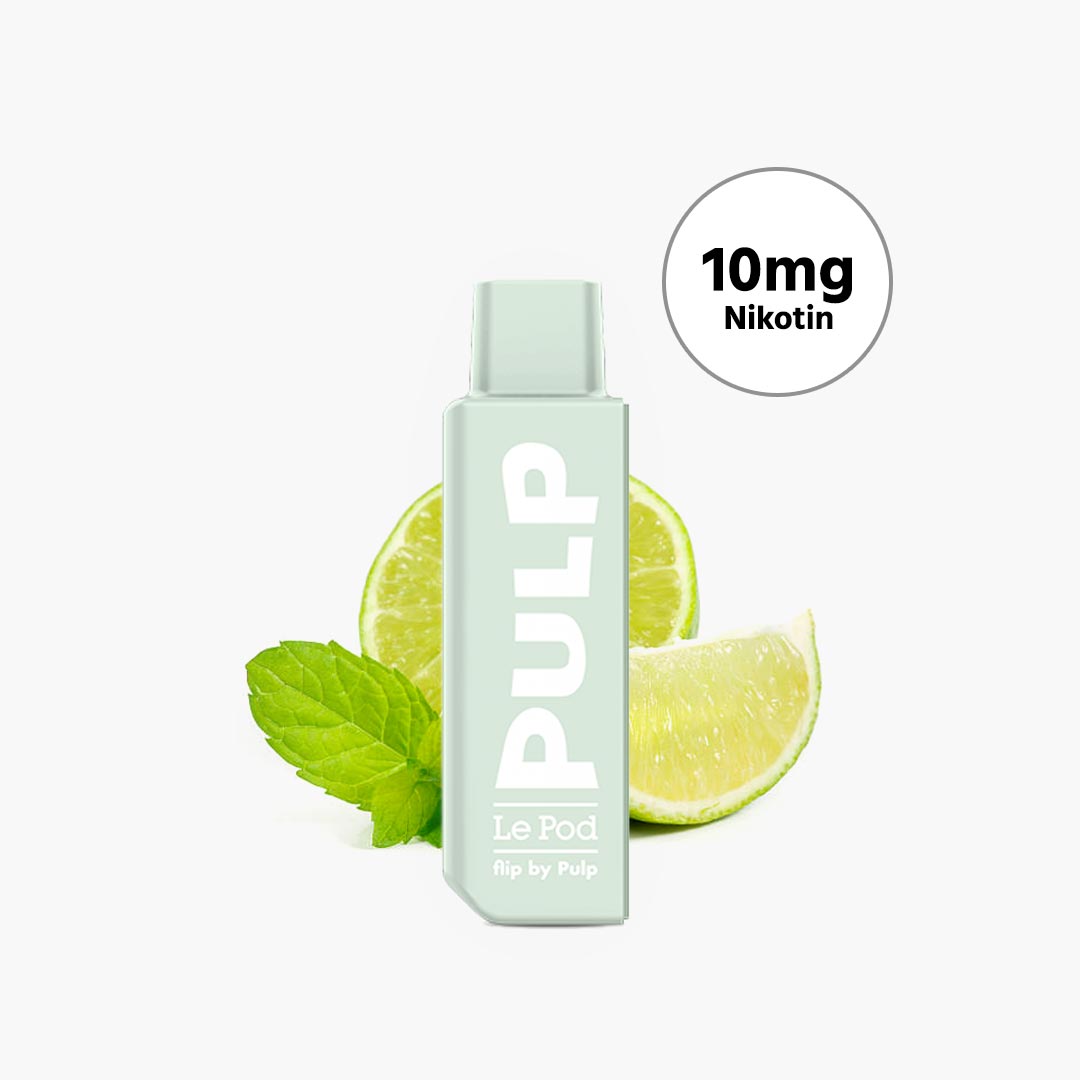 le pod flip by pulp lime mint liquid pod 10mg