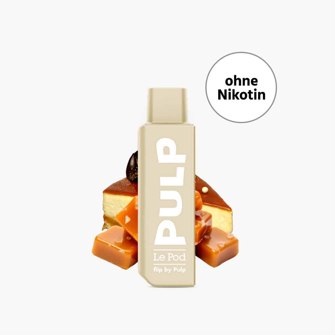 le pod flip by pulp original toffee liquid pod 0mg