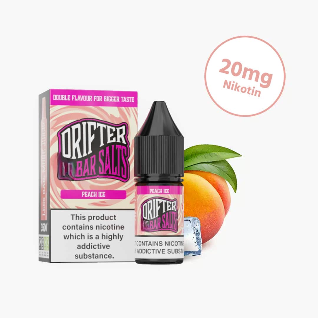 drifter bar salts peach ice nikotinsalz liquid 20mg