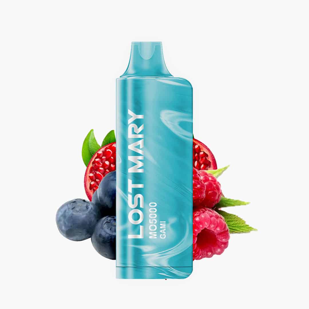 lost mary mo5000 gami blaubeeren himbeeren granatapfel