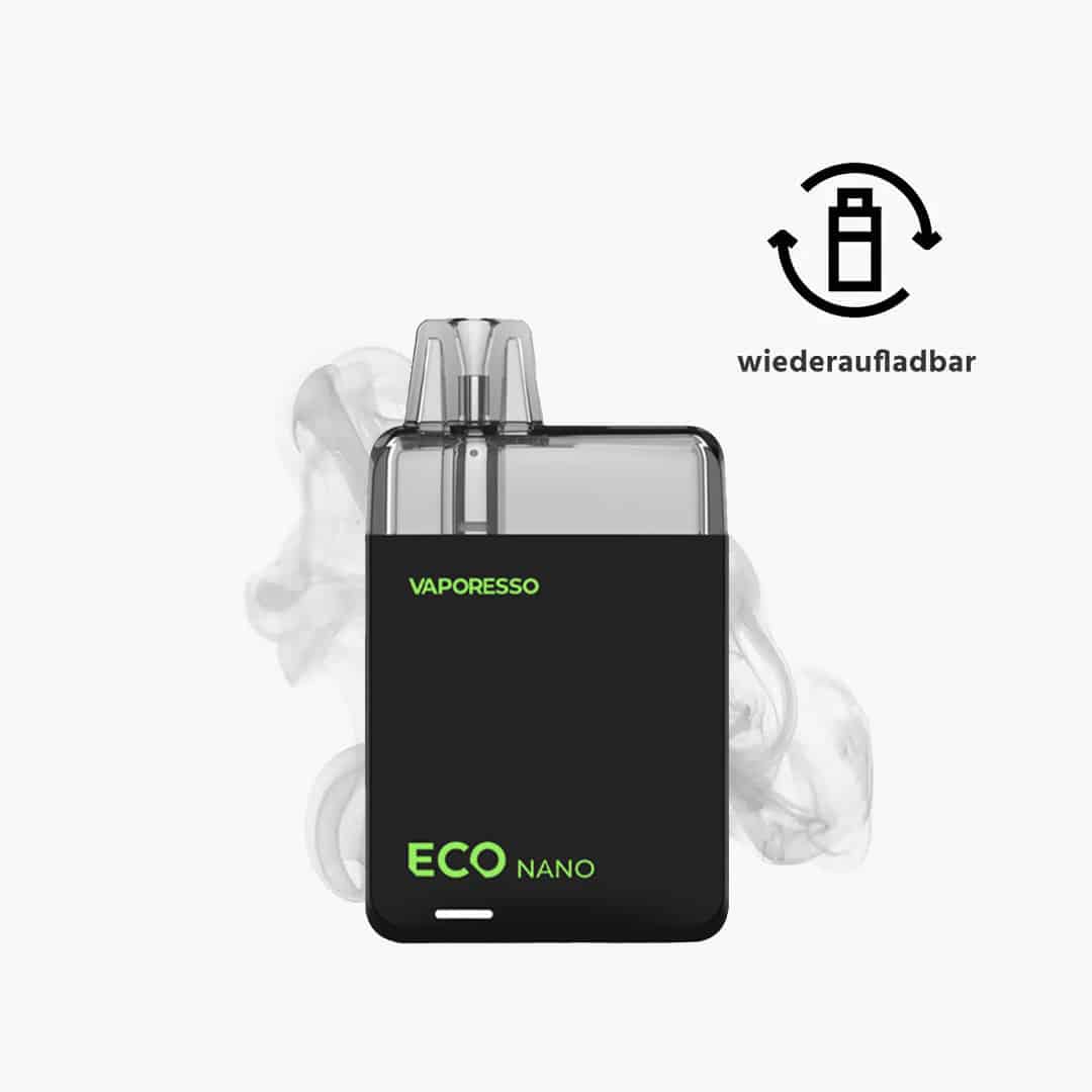 vaporesso eco nano midnight black nero sistema a cialde