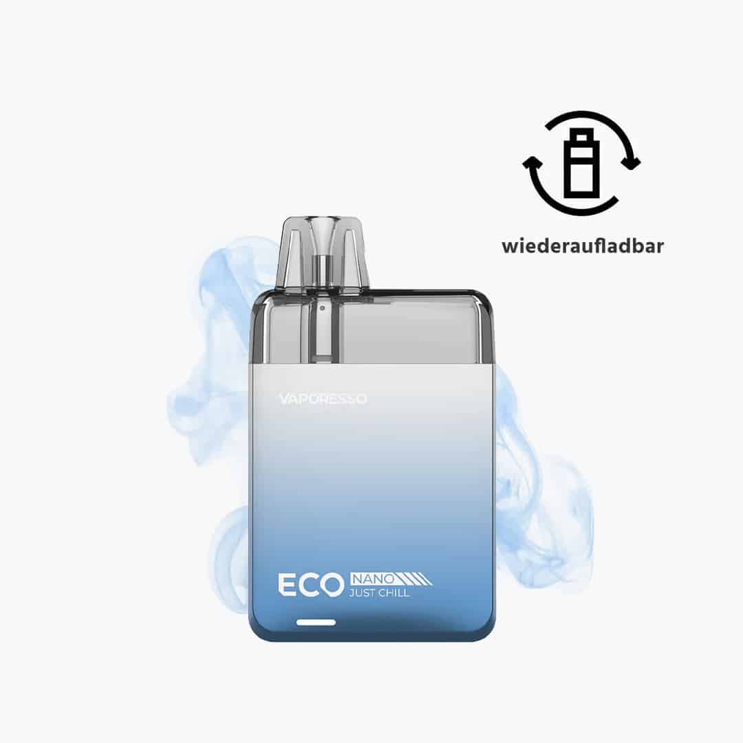 vaporesso eco nano phantom blue blau pod system