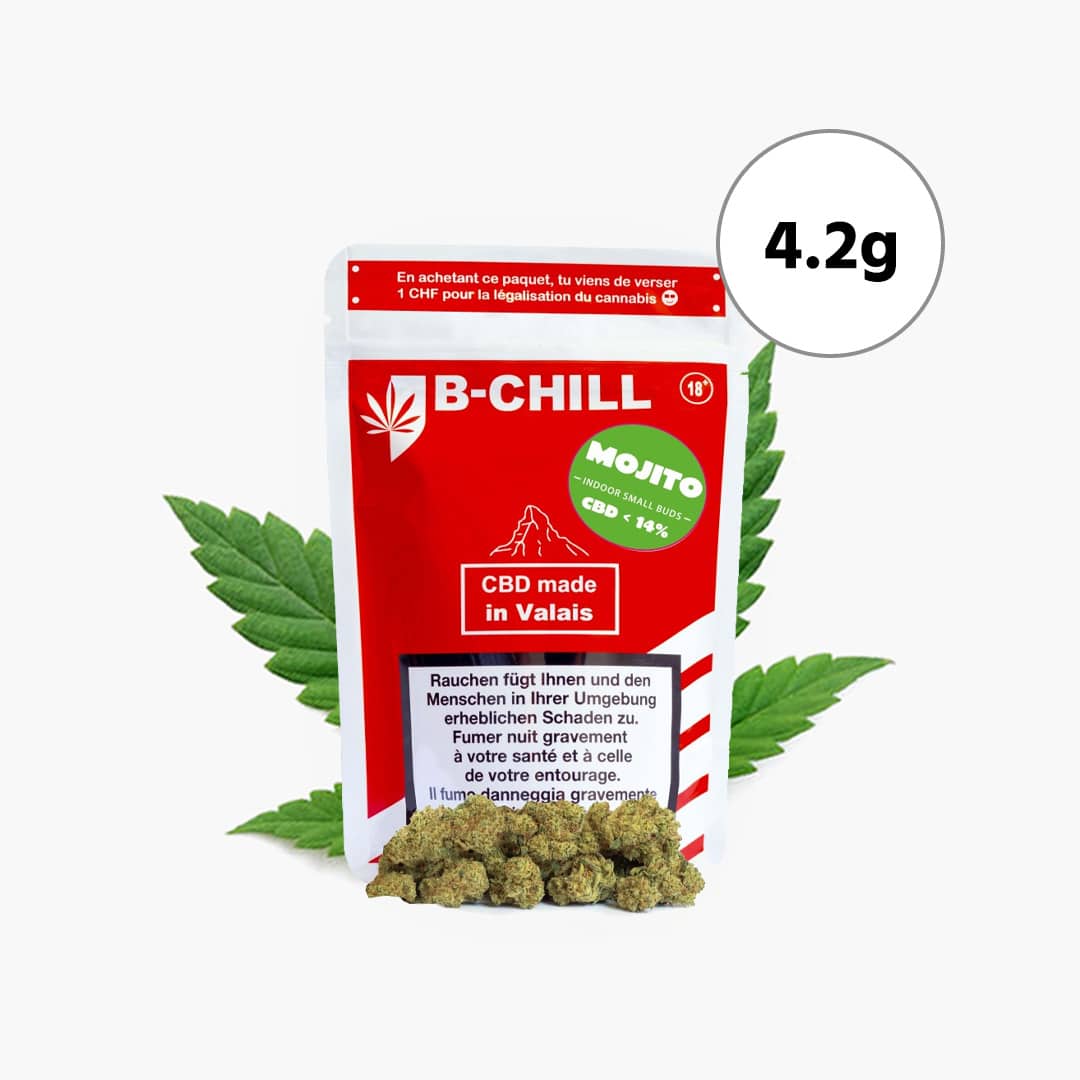 b chill mojito indoor kleine cbd blueten 4 2g cbd 14