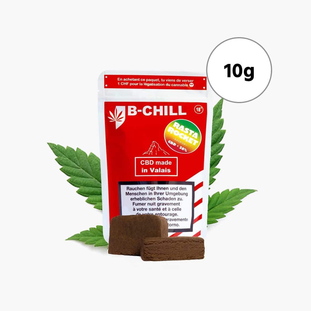 b chill rasta rocket hashish cbd hash 10g cbd 28