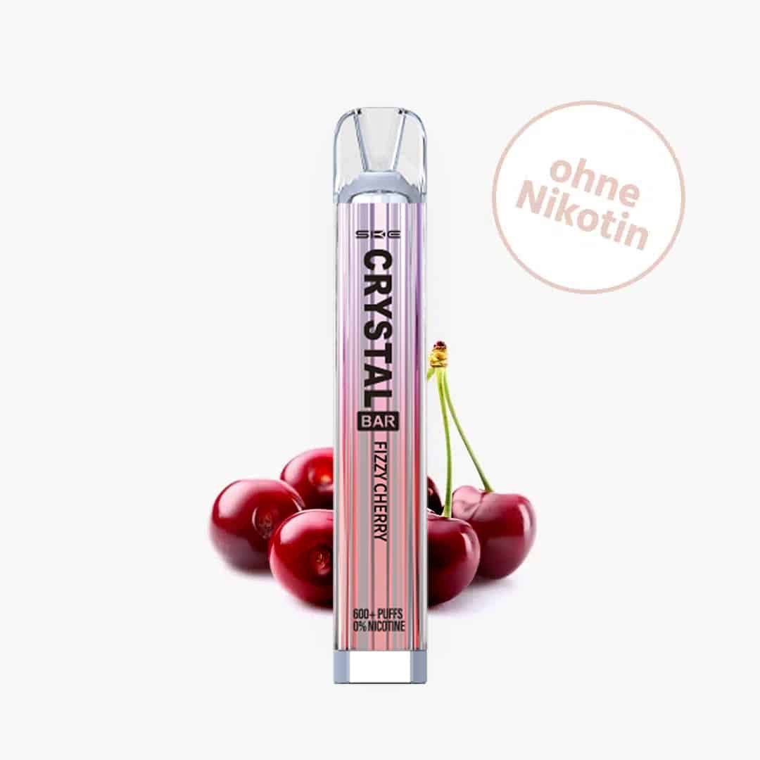 crystal bar fizzy cherry cerises sans nicotine