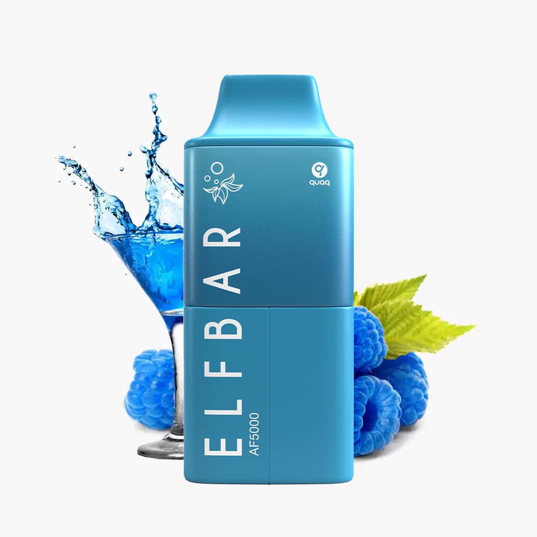 elfbar af5000 blue razz lemonade vape kit up to 5000 puffs