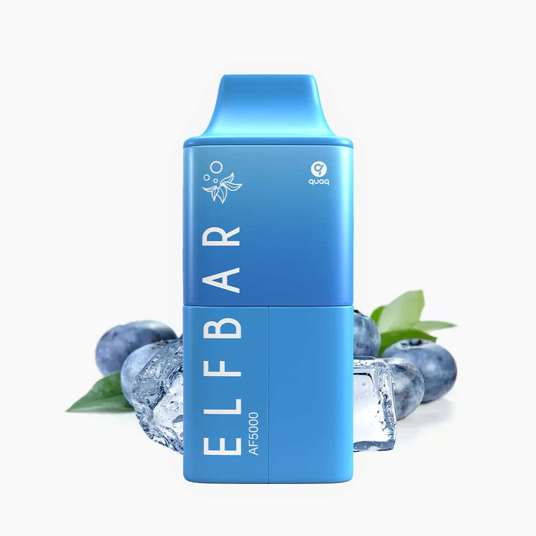 elfbar af5000 blueberry ice vape kit up to 5000 puffs