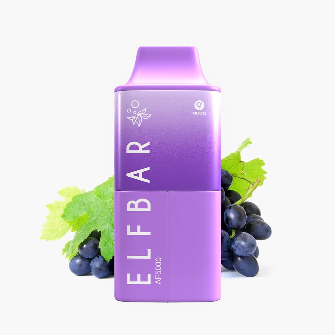 elfbar af5000 grape vape kit jusqu'à 5000 aspirations