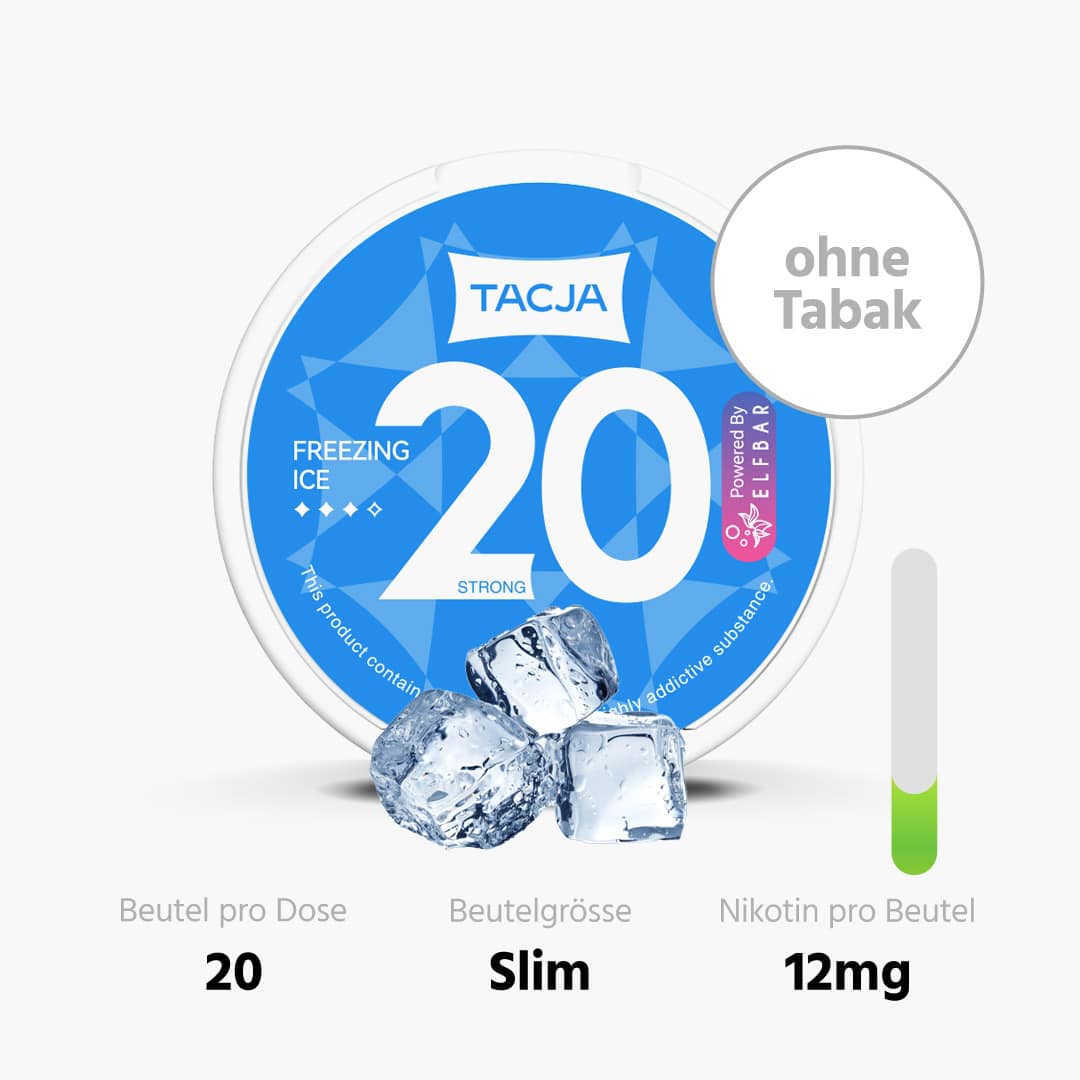 elfbar tacja freezing ice snus ohne tabak 11g 20mg nikotin
