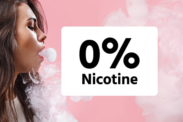 Vape without nicotine