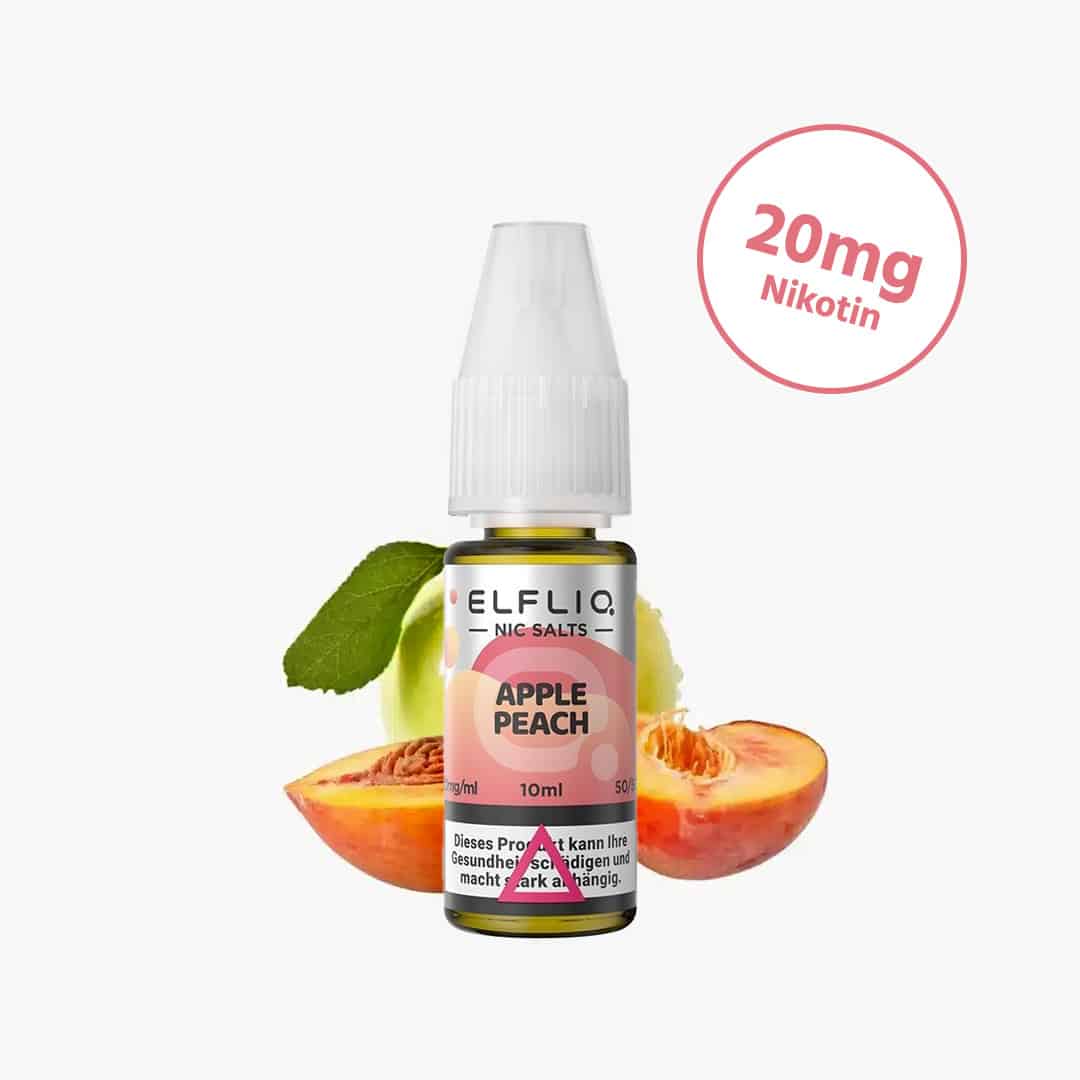 elf bar elfliq apple peach nikotinsalz liquid 20mg