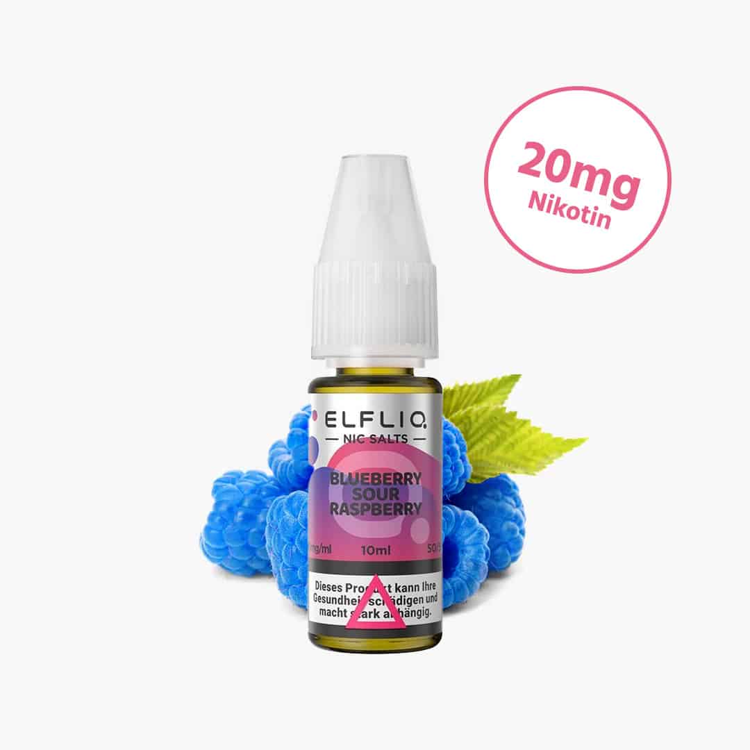 elf bar elfliq blueberry sour raspberry nikotinsalz liquid 20mg