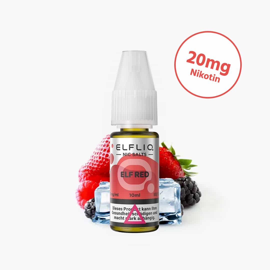 elf bar elfliq elf red nicotine salt liquid 20mg