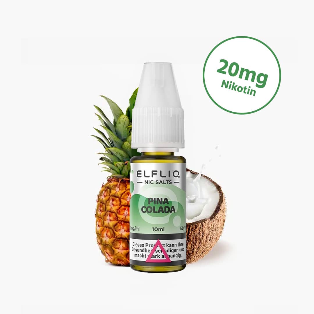 elf bar elfliq pina colada sel de nicotine liquide 20mg