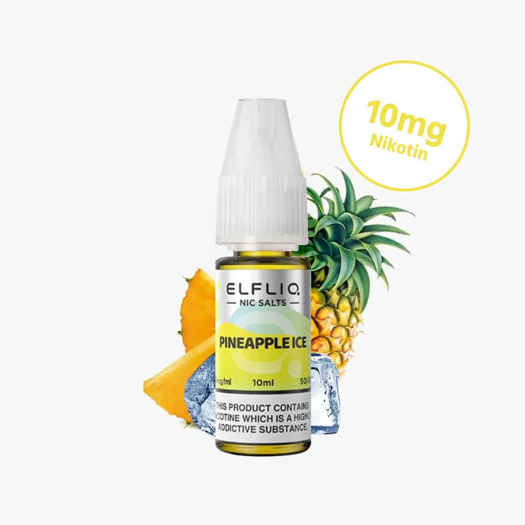 elf bar elfliq pineapple ice sel de nicotine liquide 10mg