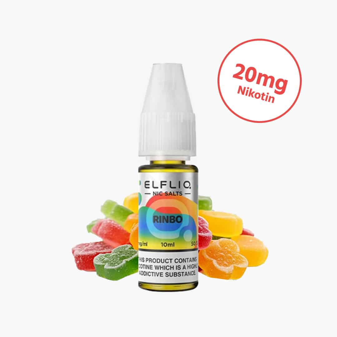 elf bar elfliq rinbo sel de nicotine liquide 20mg