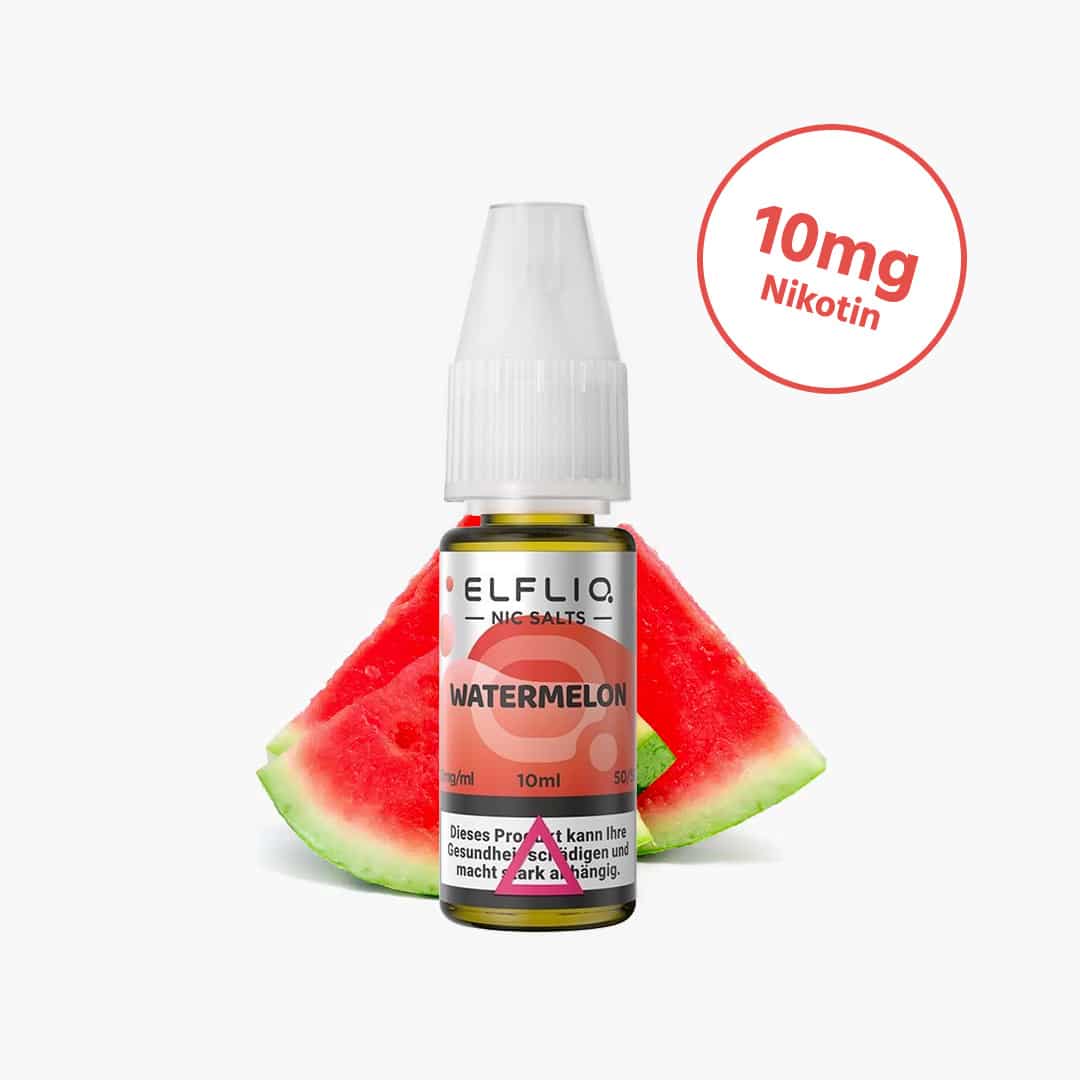 elf bar elfliq watermelon nicotine salt liquid 10mg