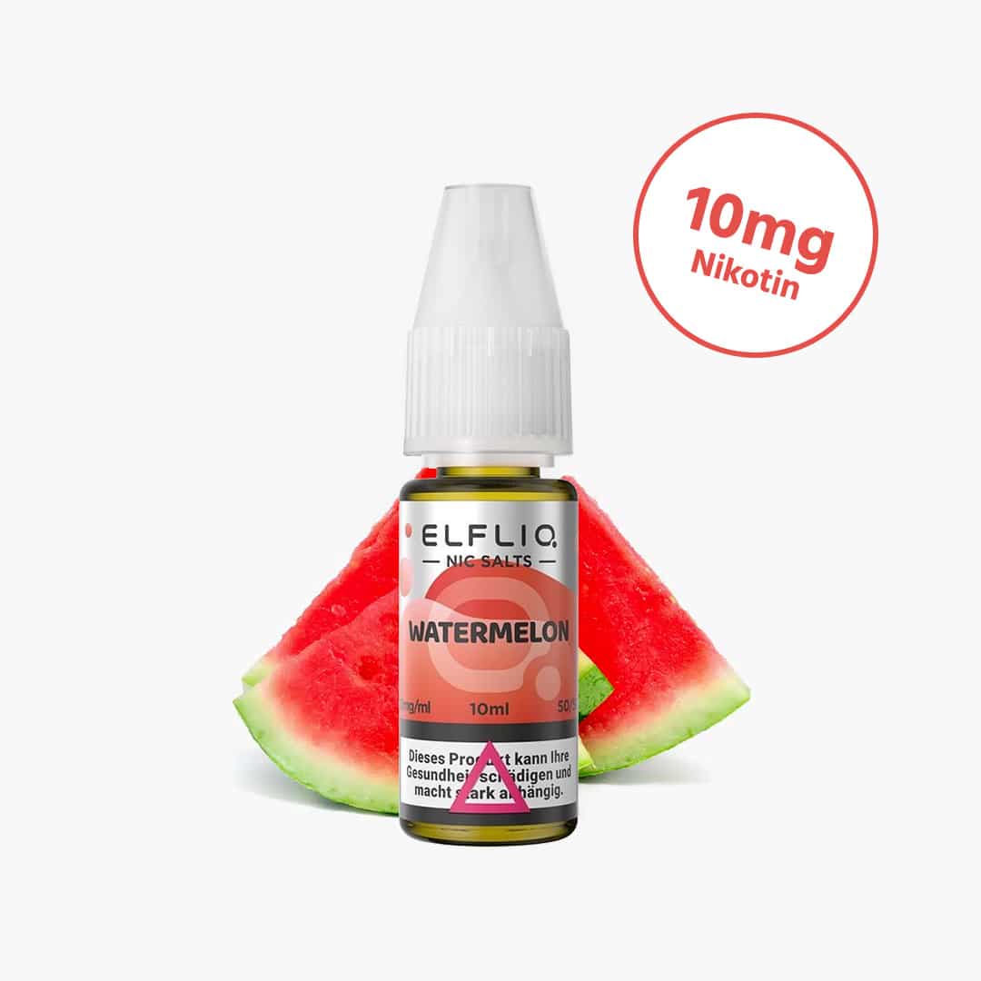 elf bar elfliq watermelon sel de nicotine liquide 10mg