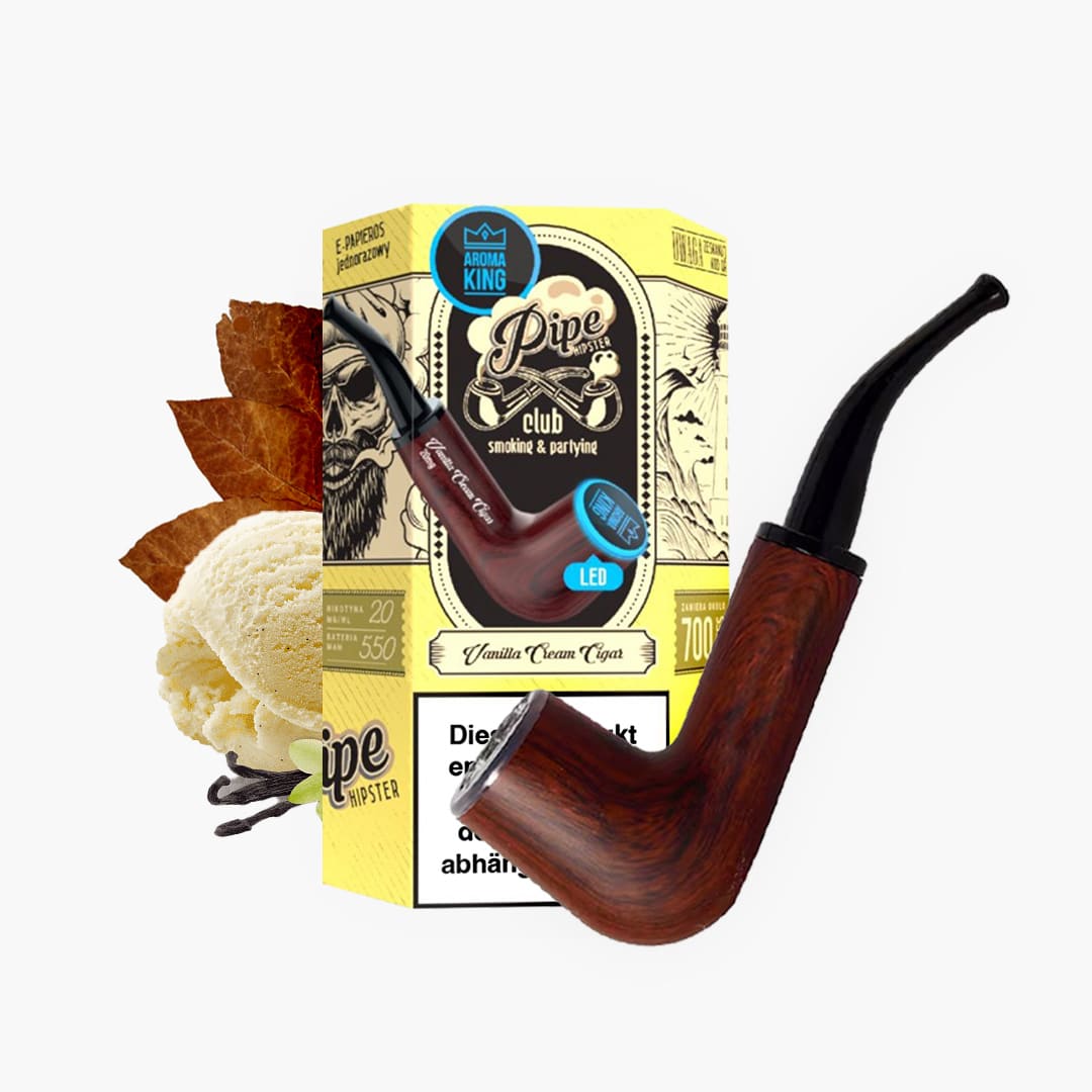 aroma king pipe vanilla cream cigar e pfeife 20mg