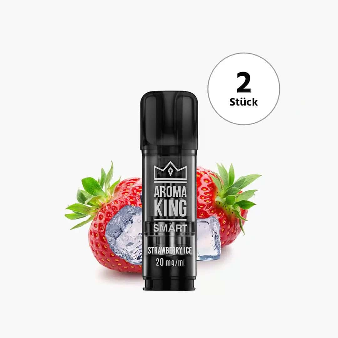 aroma king smart strawberry ice 2 liquid pods
